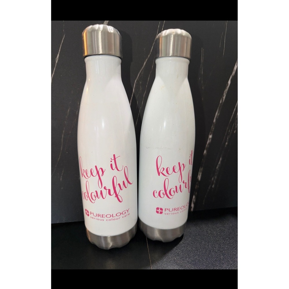 Pureology Keep It Colourful Stainless Steel Water Bottle Set of 2‎ hair care